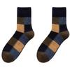 Fashion Thickened Warm Winter Socks Breathable Colorblock Warm Wool Socks Soft Comfortable Home Socks Unisex