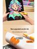 Large Capacity Washable Acrylic Marker Set with Soft Tip and Paint Brushes for Kids' Art Class