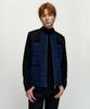 Solew Square Quilted Wool Vest_Navy