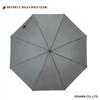 Ogawa (Ogawa) BHPC (Beverly Hills Polo Club) Long Umbrella, Gray, Solid Color, Large Size, One-Touch Jump Closure, Brand Logo, Simple Design, 71159