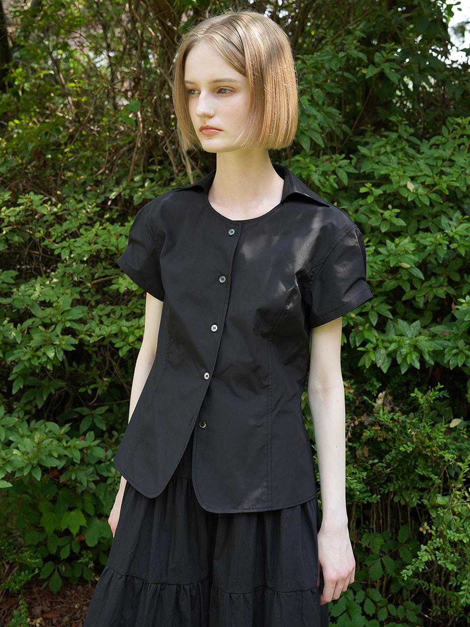 Raye Coa Hourglass Blouse (Black) 1