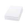 Cotton hotel sheet 140 x 280 without a elastic band, plain white