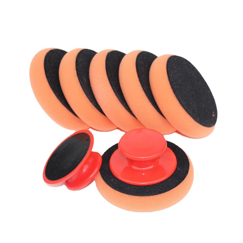 Polishing Foam for Car Waxing Buffing Car Wax Applicator Pad Polishing Pad Hand Polisher Car Beauty Wax Sponge Polisher