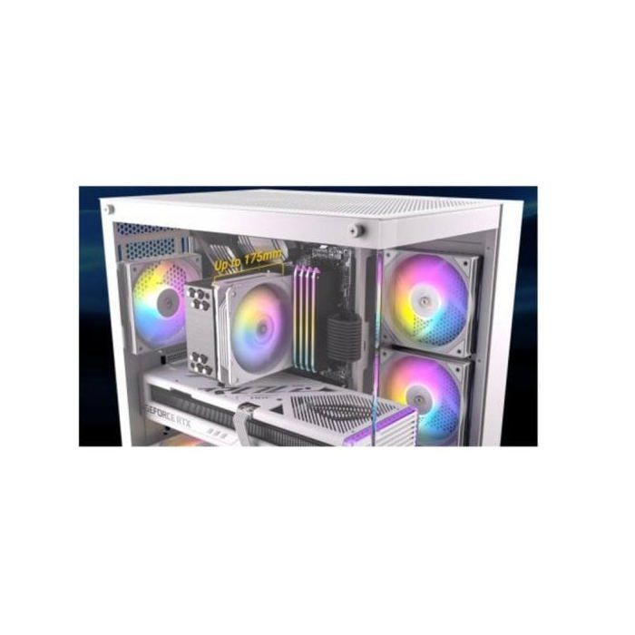 Antec CX800 Kabinett PC Midi-Tower Hvit ATX med ARGB-belysning