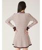 Lily Brown Polo Knit Mini Dress Women's (LWNO251132, Pink)