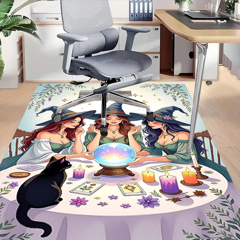 1PC Witchcraft Magic Extra Large Non Slip Floor carpet, Office, family, bedroom, Studio   Large Area Rug Indoor Rugs, , Vibrant Colors