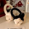 Adjustable Siamese Cat Plush Earmuffs for Warmth and Antifreeze Protection