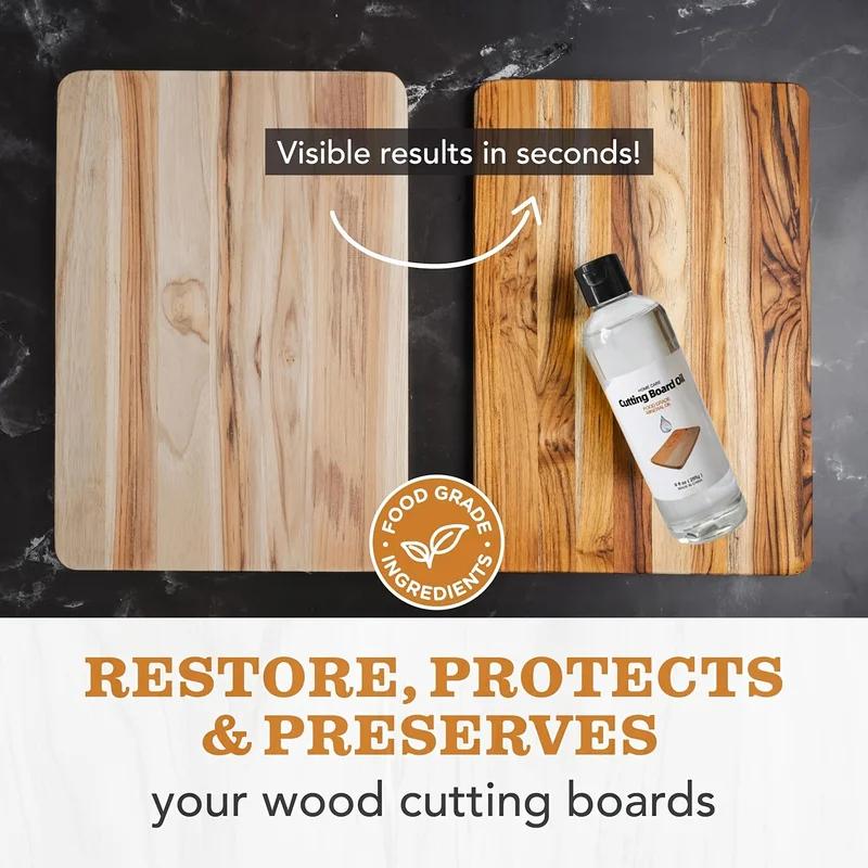 Ulei Mineral de Calitate Alimentară pentru Tocătoare-Conditioner Natural pentru Lemn și Protector Bambus Mobilier din Lemn Tacâmuri Tocătoare