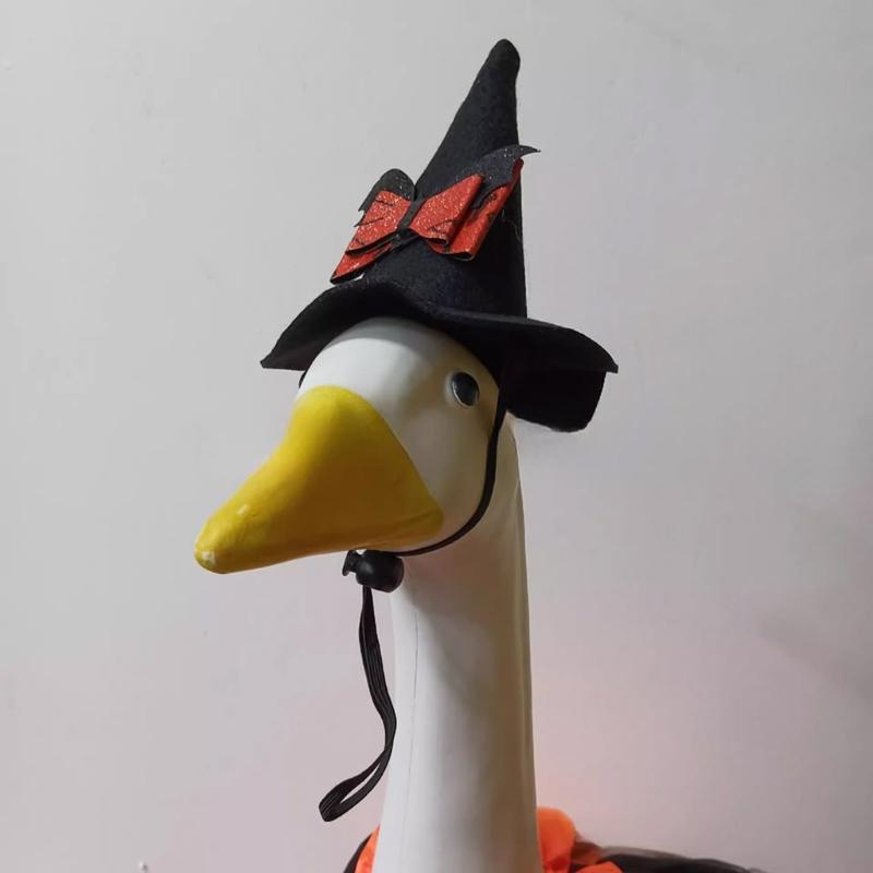 Weather Resistant Geese Outfit For Halloween Porch Decors Durable Felt And Polyester Materials Geese Costume Party Suppl