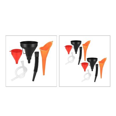 Plastic Gas Filling Set Hand Plastic Oil Filling Set with Extension Hoses Easy To Use Tool for Vehicle Maintenance