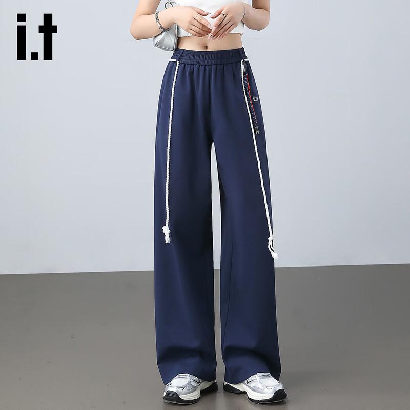 Izzue It Women's High-Waist Wide-Leg Sweatpants