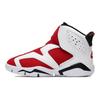 Air Jordan 6 Retro Little Flex PS Carmine Kids Sneakers White Black CT4416-106