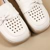 Summer Hollowed Out Soft Leather Shoes, Comfortable Soft Leather Surface, Soft Sole, Flat Bottomed Women's Leather Sandals