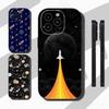 Deep Space Exploration Slim Back Phone Case for iPhone 17,16,15,14,13,12,11 Pro,Max,Plus,X,XS,XR,SE,Mini Protective Cover