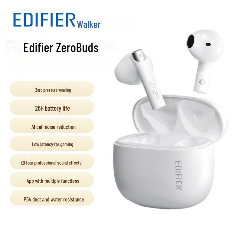 

EDIFIER Zero Buds True Wireless Bluetooth Earbuds білий