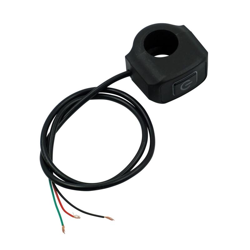 For ATVs Electronic Bike Scooters Motorcycle Headlight Push Button ON/OFF 12V Handlebar Switch