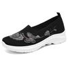 Shoes women's shoes new TEMU large size single shoes embroidered fashion casual shoes flying woven breathable lazy shoes wholesale