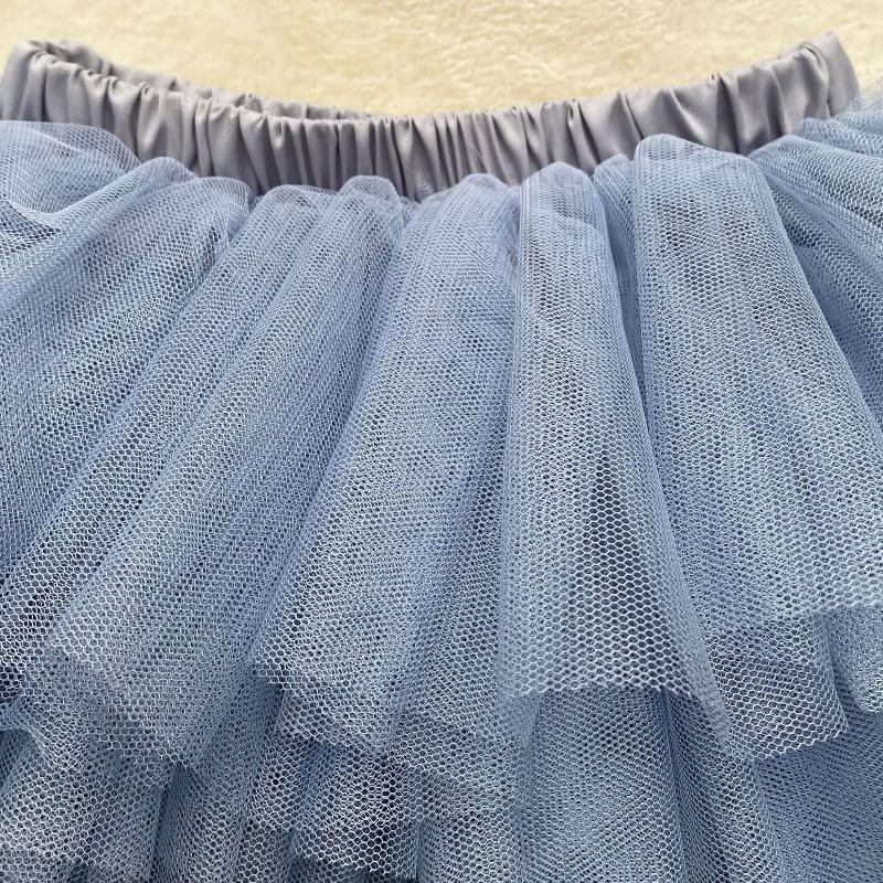 Falda Tutú de 6 Capas para Niñas para Cumpleaños Princesa Mini Fiesta Tul