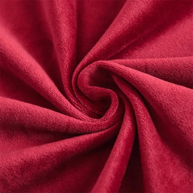 Split Single Sofa Cover Stretch Velvet Armchair Cover Club Sofa Slipcover for Living Room Couch Covers with Seat Cushion Case
