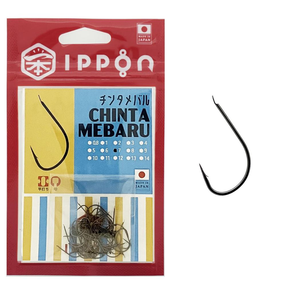 IPPON (1) Black Coated Chinta Rockfish Fishing Hooks, Made In Japan, Value Pack (Size 750 Hooks)