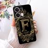 Transparent For Oppo Reno 13Pro CPH2697 PKK110 Cover For Oppo Reno 13 Pro Case Luxury Crown A-Z Letters 2D Flat Pattern