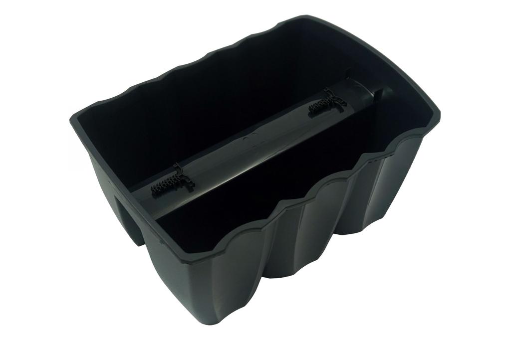 Doniczka na balustradę CROWN DCRO400 | Antracyt