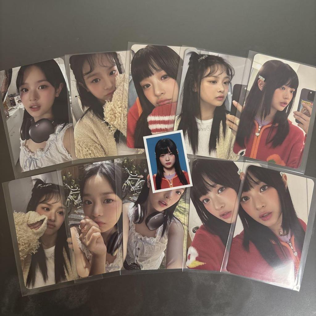 [USED] newjeans Hani Seagreen 2024 trading card + ID photo
