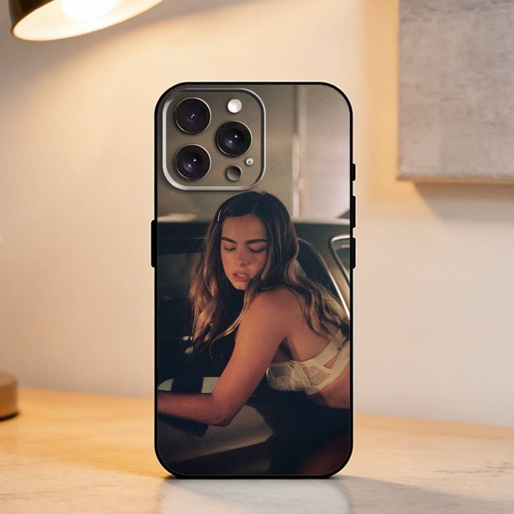 A-Addison Rae   Phone Case For iPhone 17,16,15,14,13,12,11 Plus,Pro Max,XS,Soft Silicone Black Cover
