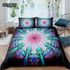 Home Living Luxury 3D Floral Lace Bedding Set Mandala Duvet Cover Pillowcase Queen and King EU/US/AU/UK Size Comforter Bedding