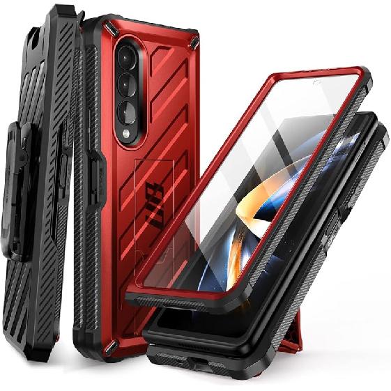 SUPCASE Case for Samsung Galaxy Z Fold 4 5G (2022), Bumper Case Robust Mobile Phone Case Premium Protective Case [Unicorn Beetle] with Integrated