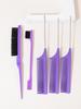5piece set thickened stainless steel pointed tail comb, edge controlled hair tearing dual head brush Special for real hair wigs