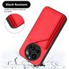 For Xiaomi 15 Ultra Case Card Holder Kickstand Skin-Touch Phone Cover with Wrist Strap