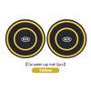 MYMX8 For KIA 2PC Car Coaster Water Cups Slot Non-Slip Pads Auto Interior Accessories Cerato Proceed Venga Stonic Picanto Sorento K5