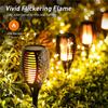 12LED Solar Flame Torch Light Flickering Light Waterproof Garden Decoration Outdoor Lawn Path Yard Patio Floor Lamp