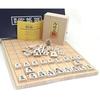Wooden Shogi Board Set Fragrant Bright Color Hinoki 4-kyu Folding Quality Push Pieces