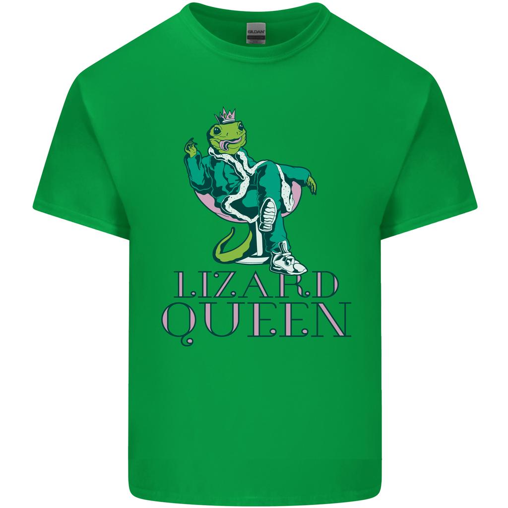 Lizard Queen Chameleon Bearded Dragon Unisexs Light Cotton TShirt