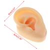 1x Silicone Ear Model Practice Piercing Tools Ear Stud Display Tool Body Jewelry For Daily Use