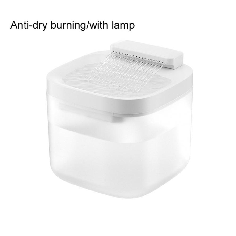 Square Dog Water Dispenser 3L Cat Water Drinker Household Pet Water Fountain  Home