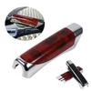 Universal Car Hand Brake Cover Carbon Fiber Wood Color Protector Handbrake Grips Interior Decor 3 Styles