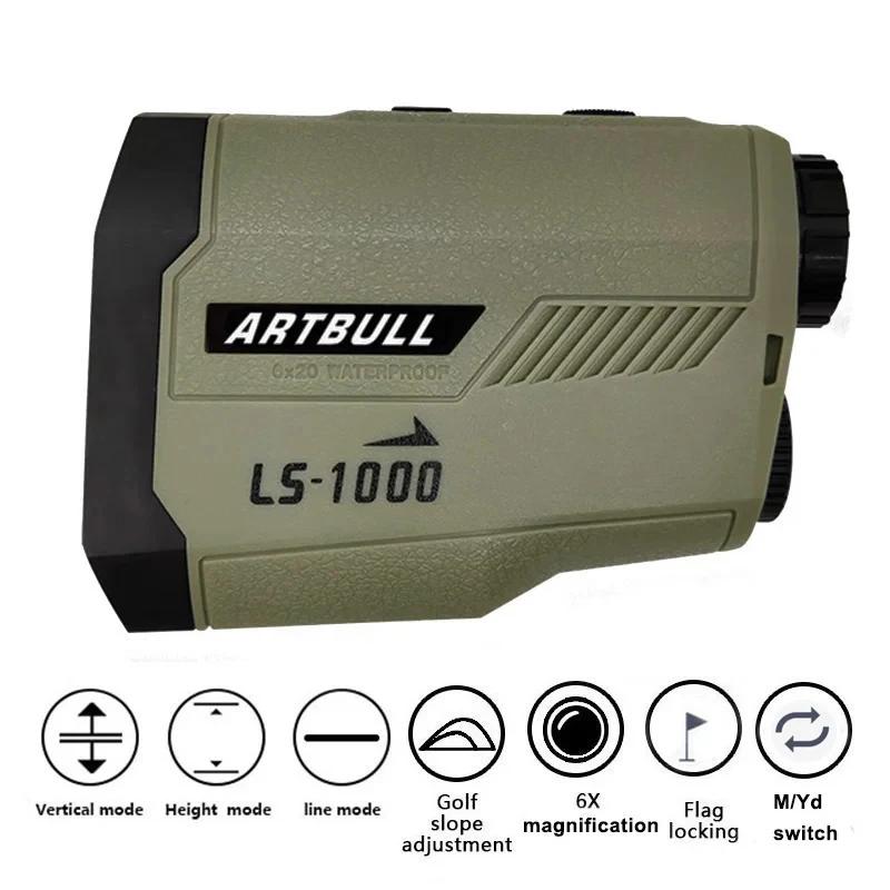 New Golf Laser Rangefinder Telescope 1000m 650m Slope Adjusted Flag-Lock Rangefinder Hunting Laser Distance Meter New