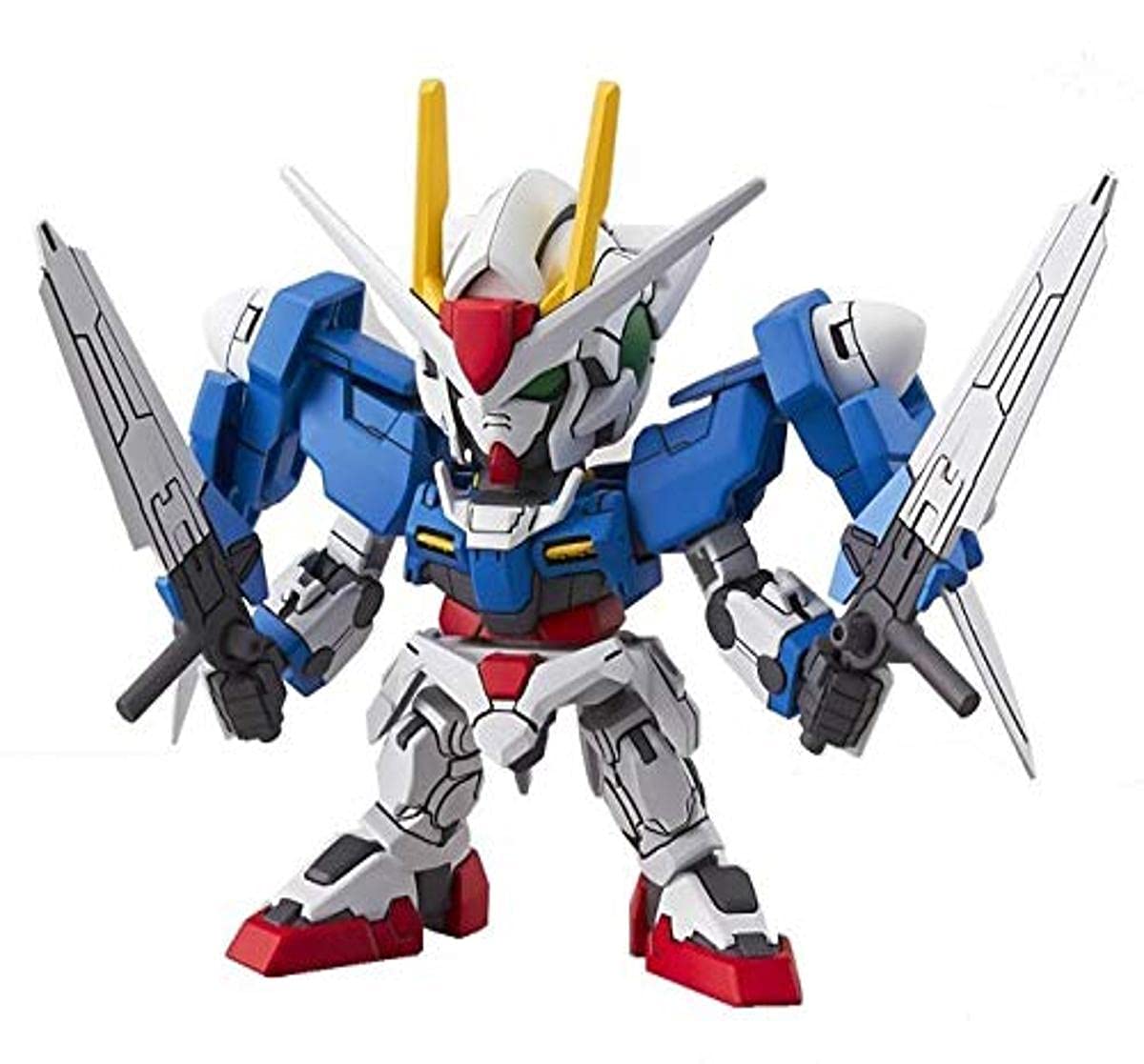 SD Gundam EX Standard Mobile Suit Gundam 00 Double O Gundam Pre-Colored Plastic Model