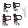 4Pcs Tire Deflator Kit Aluminum Alloy Car Tire Pressure Relief Valve Supports Adding Tire Pressure Sensor