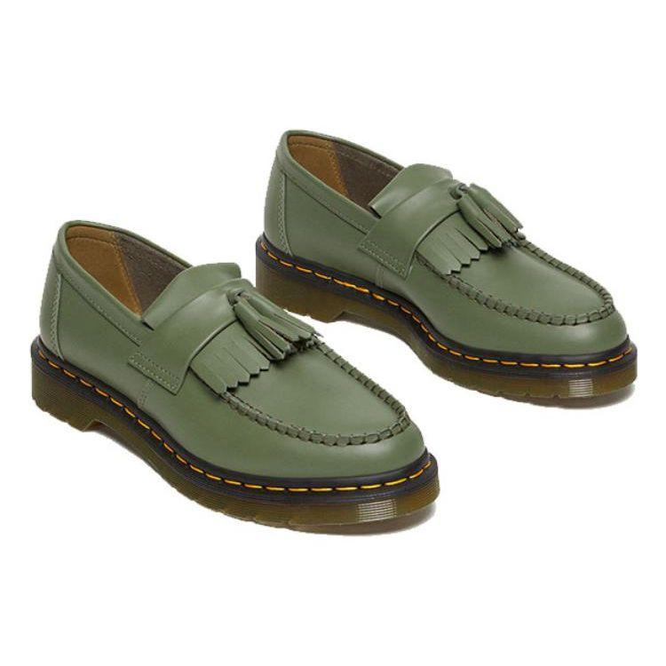 Dr. Martens Adrian YS Unisex Khaki Grün Leder 27759384