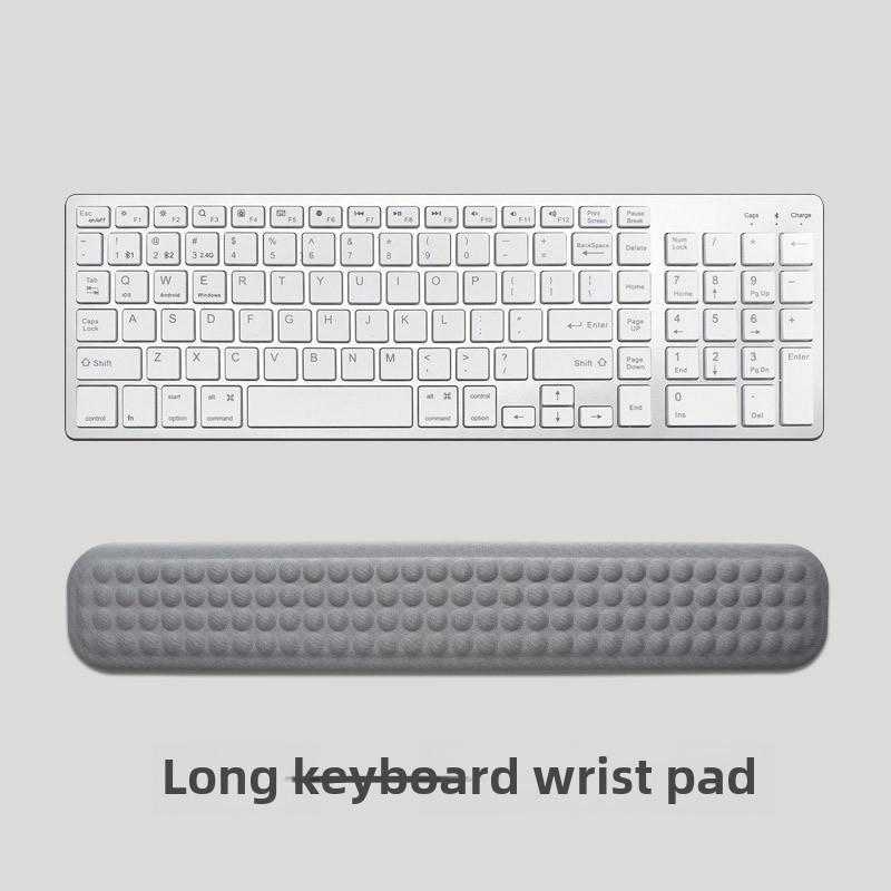High-Value Silicone Memory Foam Wrist Pad - Non-Slip Cloud Girl Design for Office Mouse Use