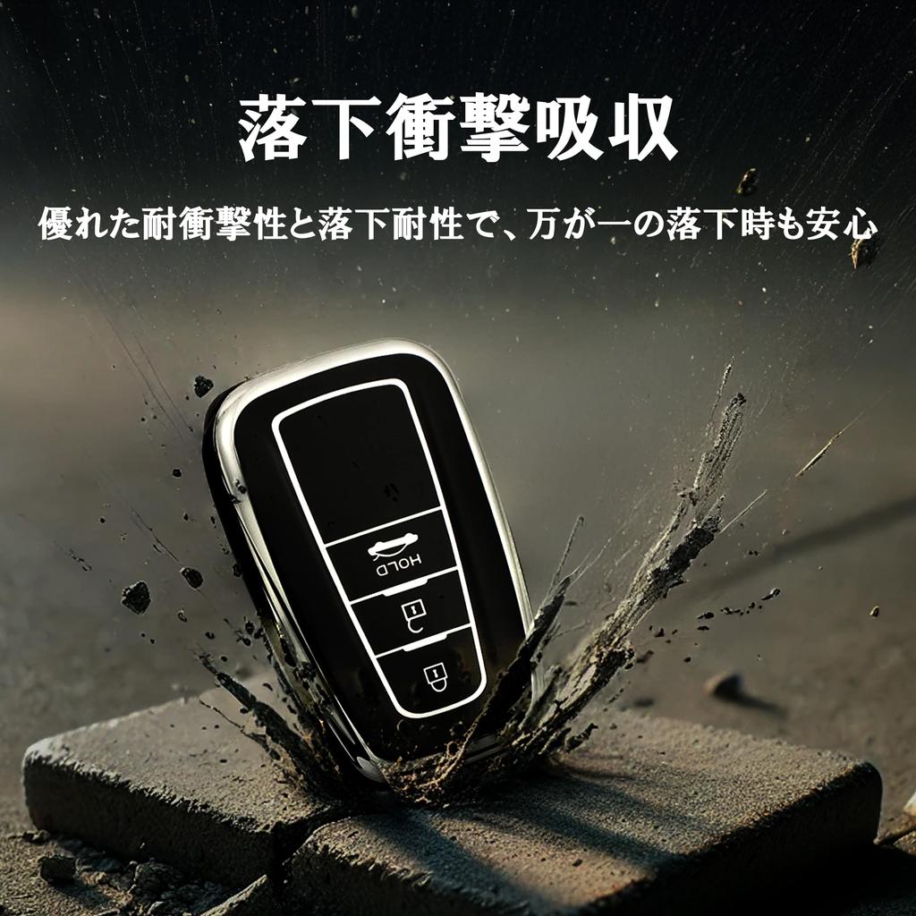Toyota TPU Key Case Key Cover Smart Key Protective Cover Shockproof Dustproof Lightweight Fit