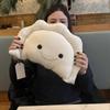 Cute Dumpling Pillow Plush, Soft Stuffed Doll with Smiley Face, Funny Decorative Throw Pillow Easter Gift for Kids and Adults