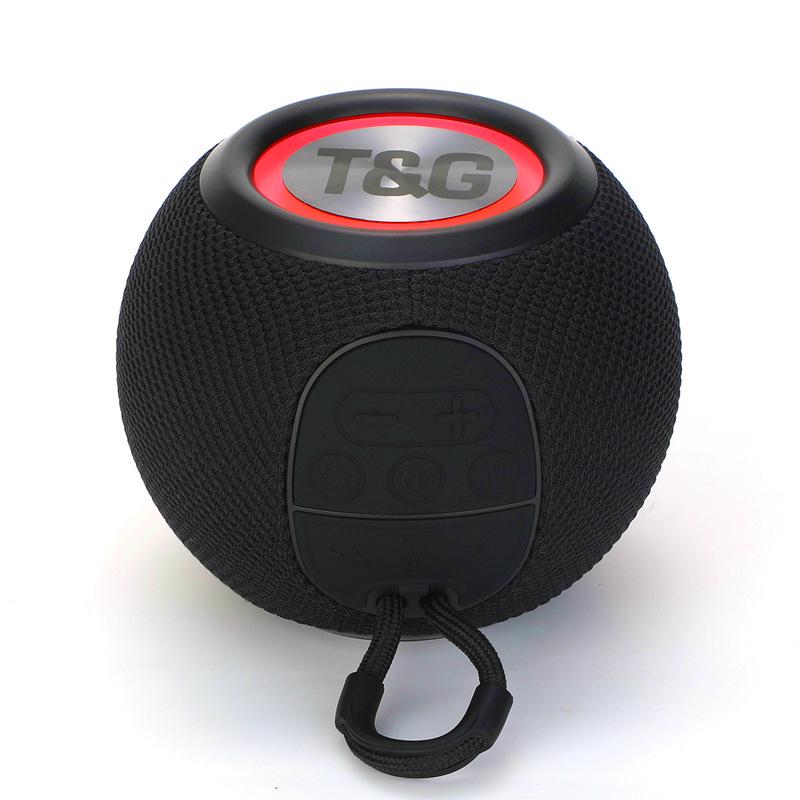 "TG337 Portable Bluetooth Speaker with LED Light - Compact Wireless Subwoofer"