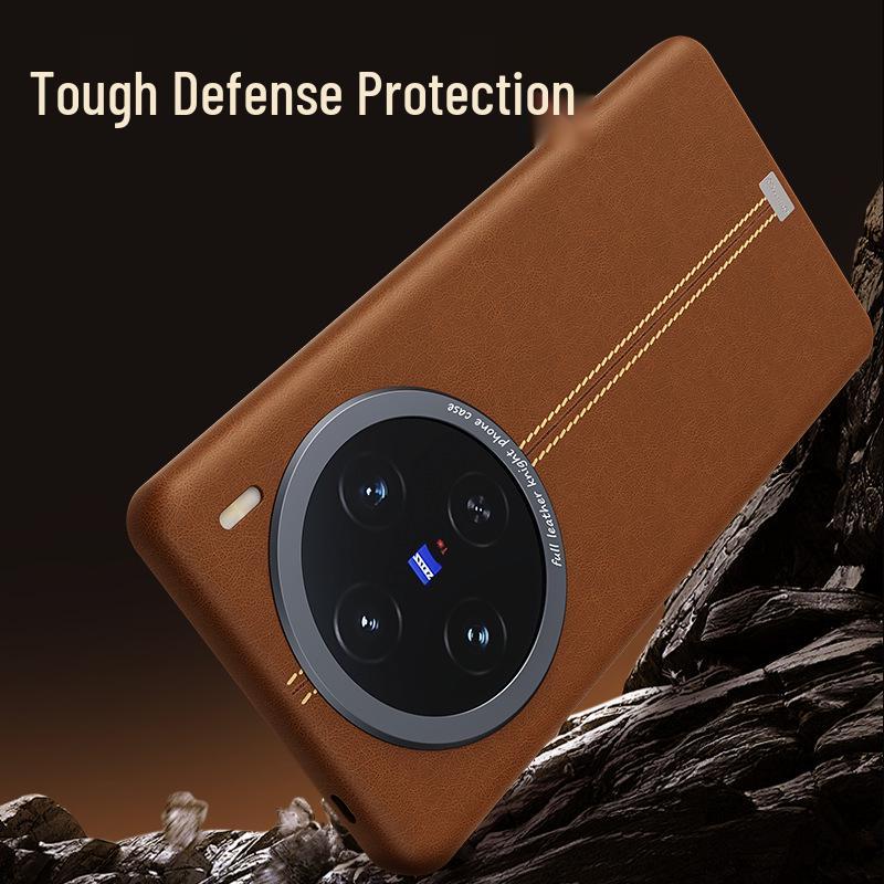 Premium Öl-Wachs-Lederhülle für X200pro/X200pro Mini - Magnetisches Vollschutz-Track-Design