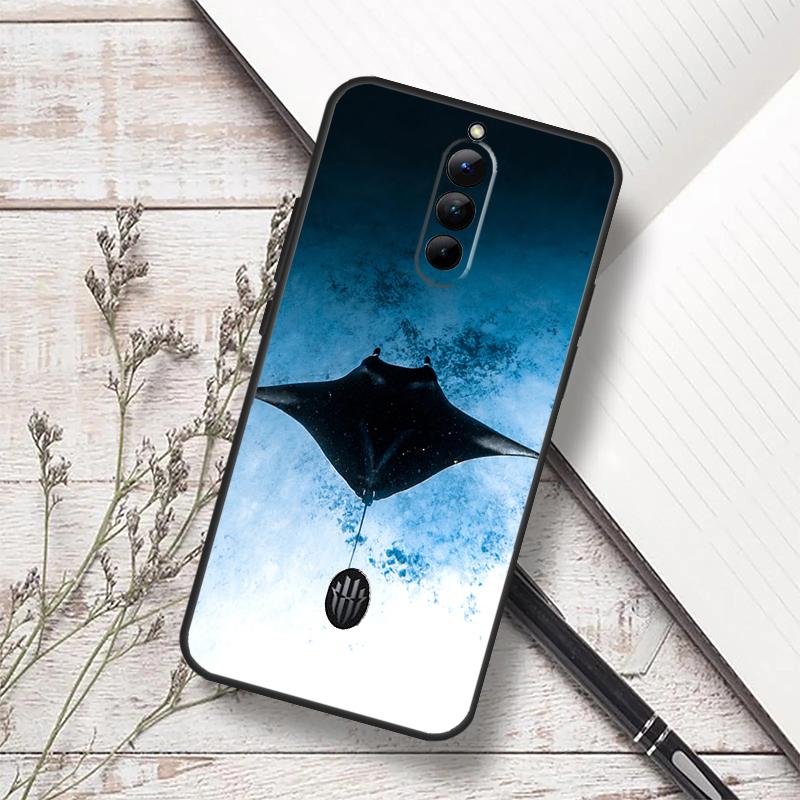 Animal Manta Ray Case For ZTE Nubia Red Magic 10 Air 6S 7S 6 7 Pro RedMagic 8 9 8S 9S 10S 11 Pro Plus Cover