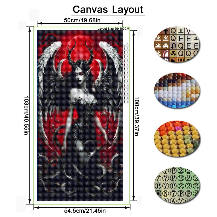 Fairy Wings Large Size Diamond Painting Diy Full Square Round Drill Rhinestone Embroidery Mosaic Cross Stitch Kits Wall Decor